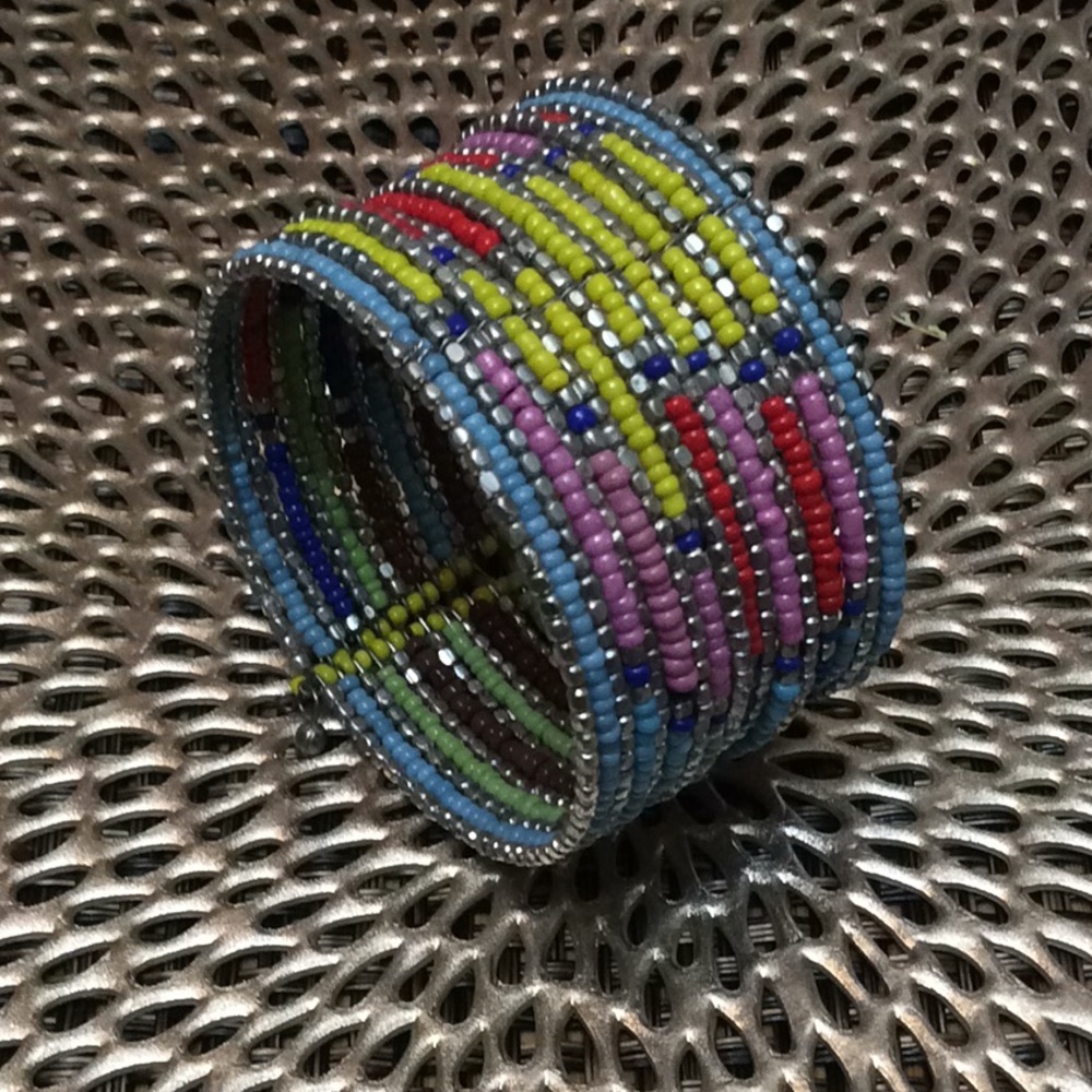 Multi-Colored Cuff Bracelet